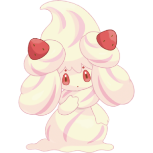 60 1 Alcremie Strawberry Vanilla Creampng — Fairy Type Pokémon (as of Gen. 8) option 77