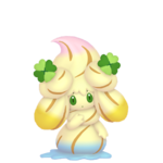 60 45 Alcremie Clover Rainbow Swirlpng — Fairy Type Pokémon (as of Gen. 8) option 116