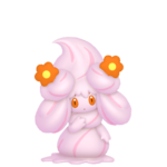 60 47 Alcremie Flower Ruby Creampng — Fairy Type Pokémon (as of Gen. 8) option 118