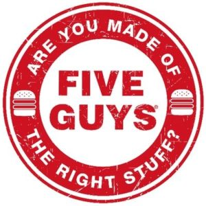 Logo 5 Guys 300x300jpg — Fast Food Belgium fixed option 11