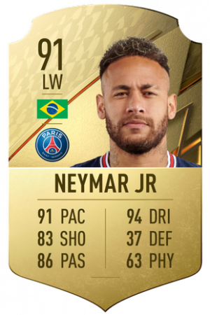 0top 22 Neymar Jrpng — fifa 22 cards option 17