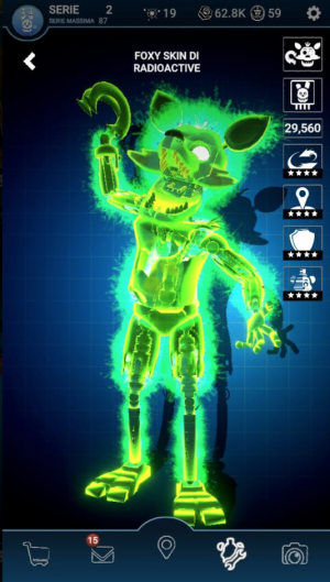 FNAF AR, NEW RADIOACTIVE FOXY SKIN NEW STORE PAGE!