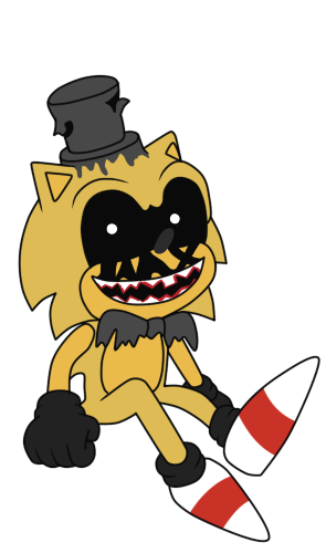 Whiteredgoldensonicpng — Fnas characters option 106