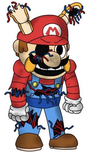 Whiteredtoymariopng — Fnas characters option 110
