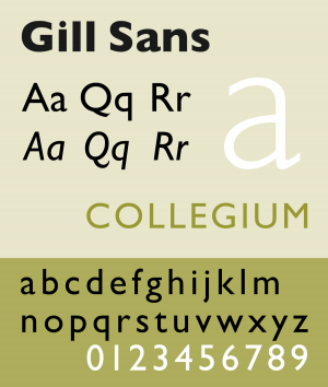 Gill Sanspng — Font Tiers option 9