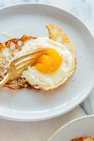 Crispy Fried Egg Recipejpg — Full English Breakfast Items option 4
