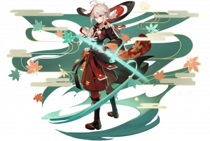 Kazuhagachasplashpng — Genshin Impact Gacha Splash Art From Wishing Tier List option 20