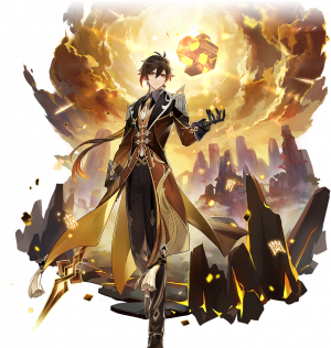 Zhongligachasplashpng — Genshin Impact Gacha Splash Art From Wishing Tier List option 46