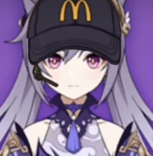 Keqingpng — Genshin Impact McDonalds Customer Service option 19