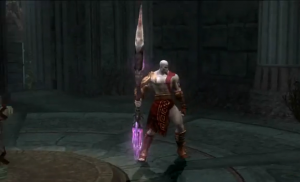 Kratos Con La Lanza Del Destinopng — God of War Weapons option 9