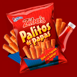 Zibas Palitos Papa Ketchupjpg — Golosinas y Churros de El Salvador option 89
