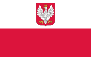 Flagofpolandwithcoatofarms1919 1928svgpng — Historyczne flagi Polski option 8