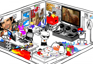 Dirk27sroomgif — Homestuck Rooms option 3