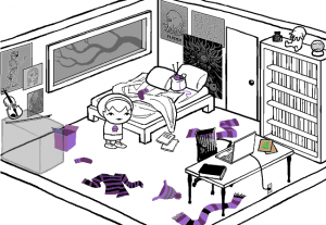 Rosebedroompng — Homestuck Rooms option 7