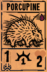 Porcupinepng — Inscryption Act One Cards option 40
