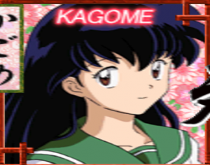 Kagomepng — Inuyasha: A Feudal Fairy Tale (PS1) option 3