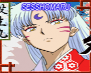 Sesshomarupng — Inuyasha: A Feudal Fairy Tale (PS1) option 10