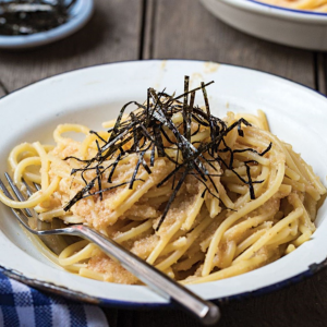Mentaiko Spaghettijpg — Japanese Food except sushi option 11