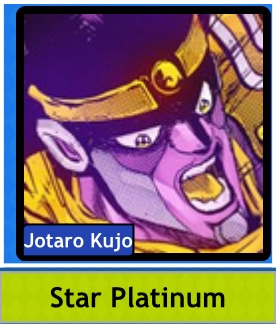 JoJo stands part 3-5 and some others (Anime only) Tier List