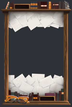 Frame Bookwormjpg — Karuta Gem Frames option 2