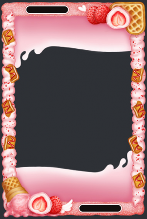 Frame Strawberrydessertjpg — Karuta Gem Frames option 27
