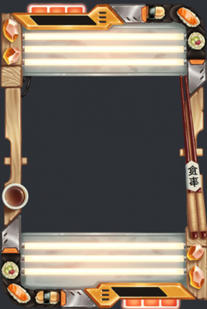 Frame Sushijpg — Karuta Gem Frames option 28