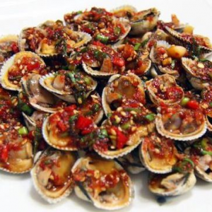Spicy Marinated Cocklesjpg — Korean Side Dishes option 40