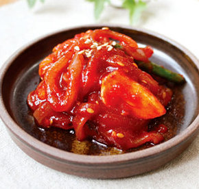 Spicy Pickled Squidjpg — Korean Side Dishes option 42