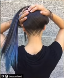 Long Hair With Undercutpng — Lesbian haircuts option 9