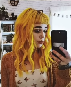 Yellow Hairpng — Lesbian haircuts option 26