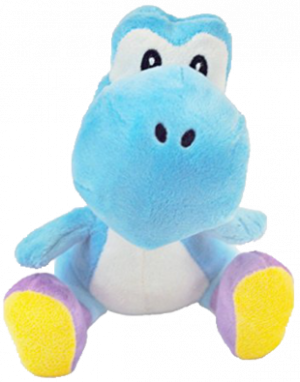 Light Blue Yoshi Plushpng — Mario Plush option 19