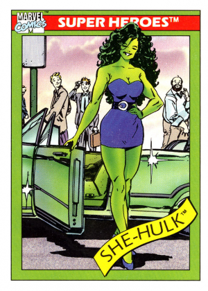 Marvel Universe Series I 039 She Hulkjpg — Marvel Comics Characters (200+) option 69