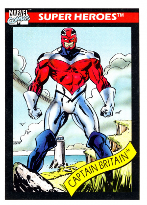 Marvel Universe Series I 040 Captain Britainjpg — Marvel Comics Characters (200+) option 70