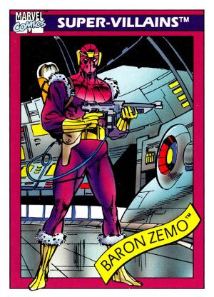 Marvel Universe Series I 053 Baron Zemojpg — Marvel Comics Characters (200+) option 76