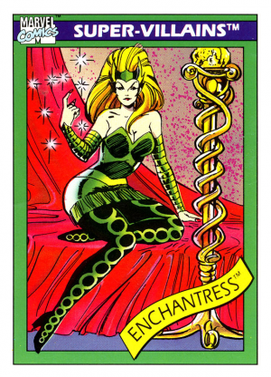 Marvel Universe Series I 062 Enchantressjpg — Marvel Comics Characters (200+) option 83