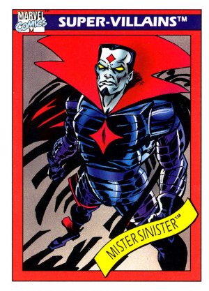Marvel Universe Series I 065 Mister Sinisterjpg — Marvel Comics Characters (200+) option 86