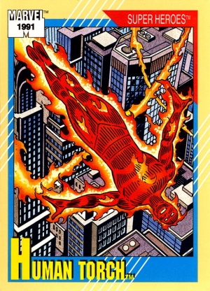 Marvel Universe Series Ii 010 Human Torchjpg — Marvel Comics Characters (200+) option 111