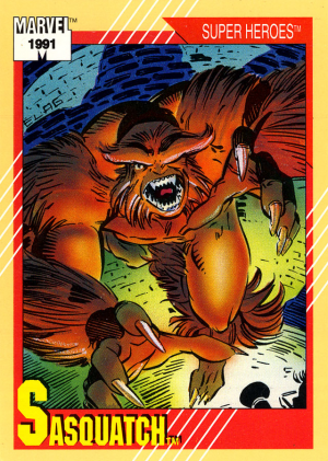 Marvel Universe Series Ii 031 Sasquatchjpg — Marvel Comics Characters (200+) option 130