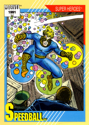Marvel Universe Series Ii 034 Speedballjpg — Marvel Comics Characters (200+) option 133