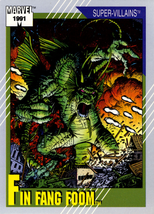 Marvel Universe Series Ii 065 Fin Fang Foomjpg — Marvel Comics Characters (200+) option 157