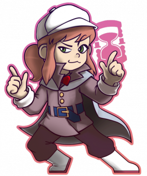 Zz1618321277monikakidpng — Mashup Week Megamix Detective Hat Kid Alts option 135