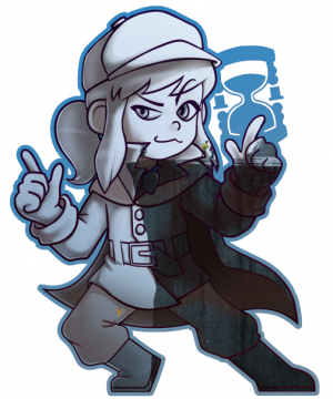 Zz1634440182flatericfallingoffacliffkidpng — Mashup Week Megamix Detective Hat Kid Alts option 306