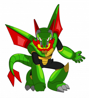 Drakemanbyduodynamopng — Mega Man Fanmade Robot Masters option 11