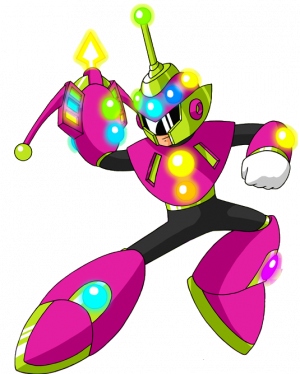 Rainbowmanmmuartpng — Mega Man Fanmade Robot Masters option 40