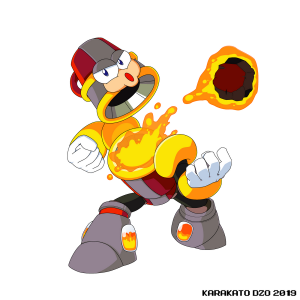 Thermomanmegamanrockforcebykarakatodzoddey6zo Fullviewpng — Mega Man Fanmade Robot Masters option 43