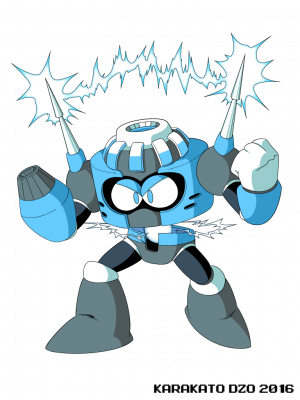 Voltmanmegamany1bykarakatodzod9q8xs7 Fullviewpng — Mega Man Fanmade Robot Masters option 49