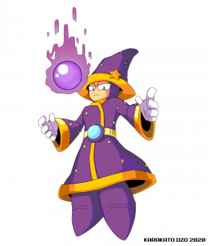 Wizardmansfrartpng — Mega Man Fanmade Robot Masters option 51