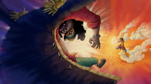 Luffygolpeaateachconjetpistolpng — Mejores momentos de One Piece option 66