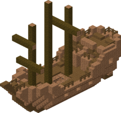 Shipwreckjunglewithmastpng — Minecraft Generated Structures option 16