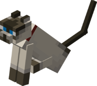 200px Sittingtamedsiamesecatwithredcollarpng — Minecraft Mob Tier List option 40